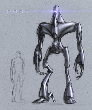Illustration for article titled Gort Was Almost A Cylon Centurion